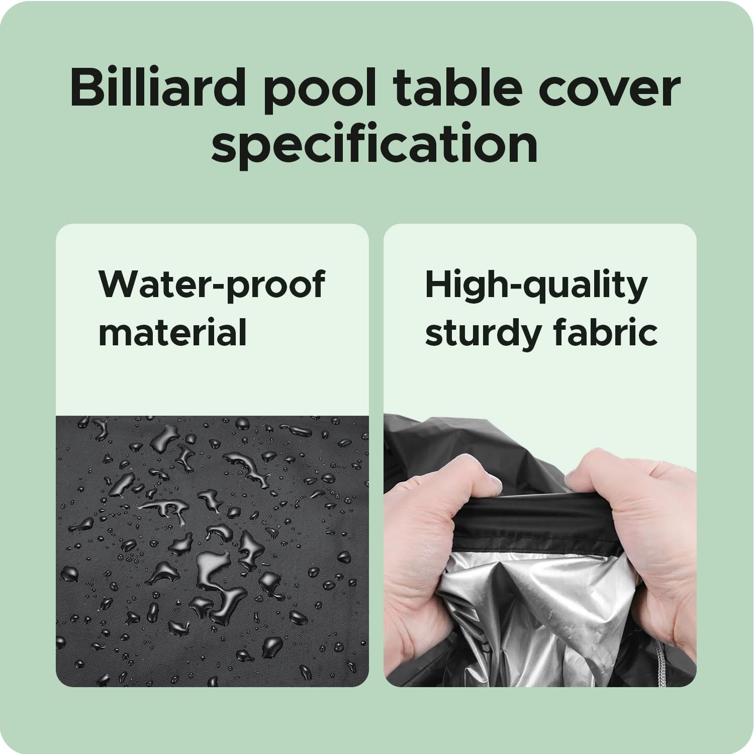 Copertura Per Tavolo Da Biliardo - Telone Impermeabile In Oxford, 245x140x20 Cm, Con Cordino - Foto 8