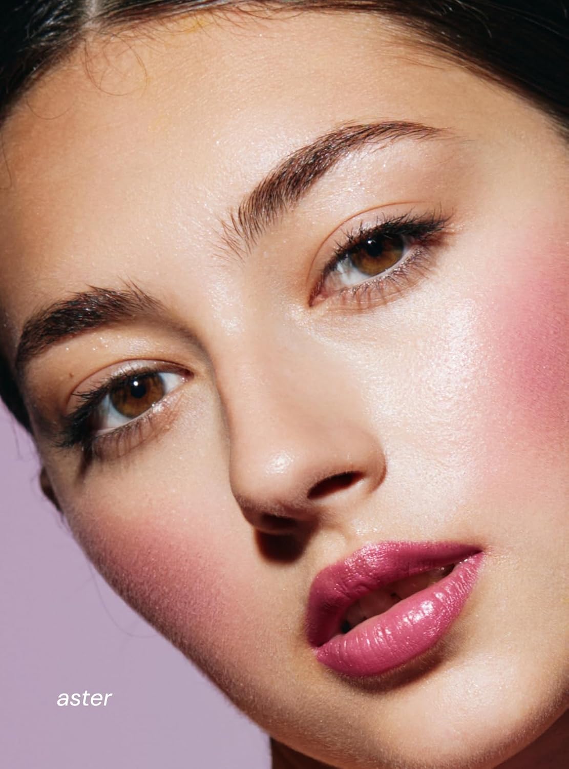 Honeybee Gardens Wildflower Blooming Blush, Vegan Pressed Powder, Natural Botanical Formula, 0.14oz (Aster) - Image 6