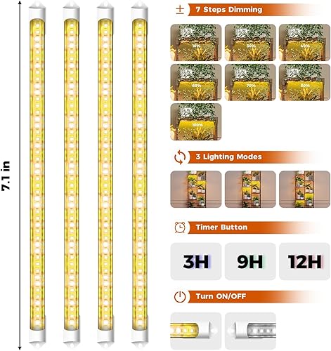Miniatura 12 de Bamworld Soporte para plantas de interior y exterior, estante de esquina para 7 macetas para sala de estar, múltiples plantas, patio, balcón