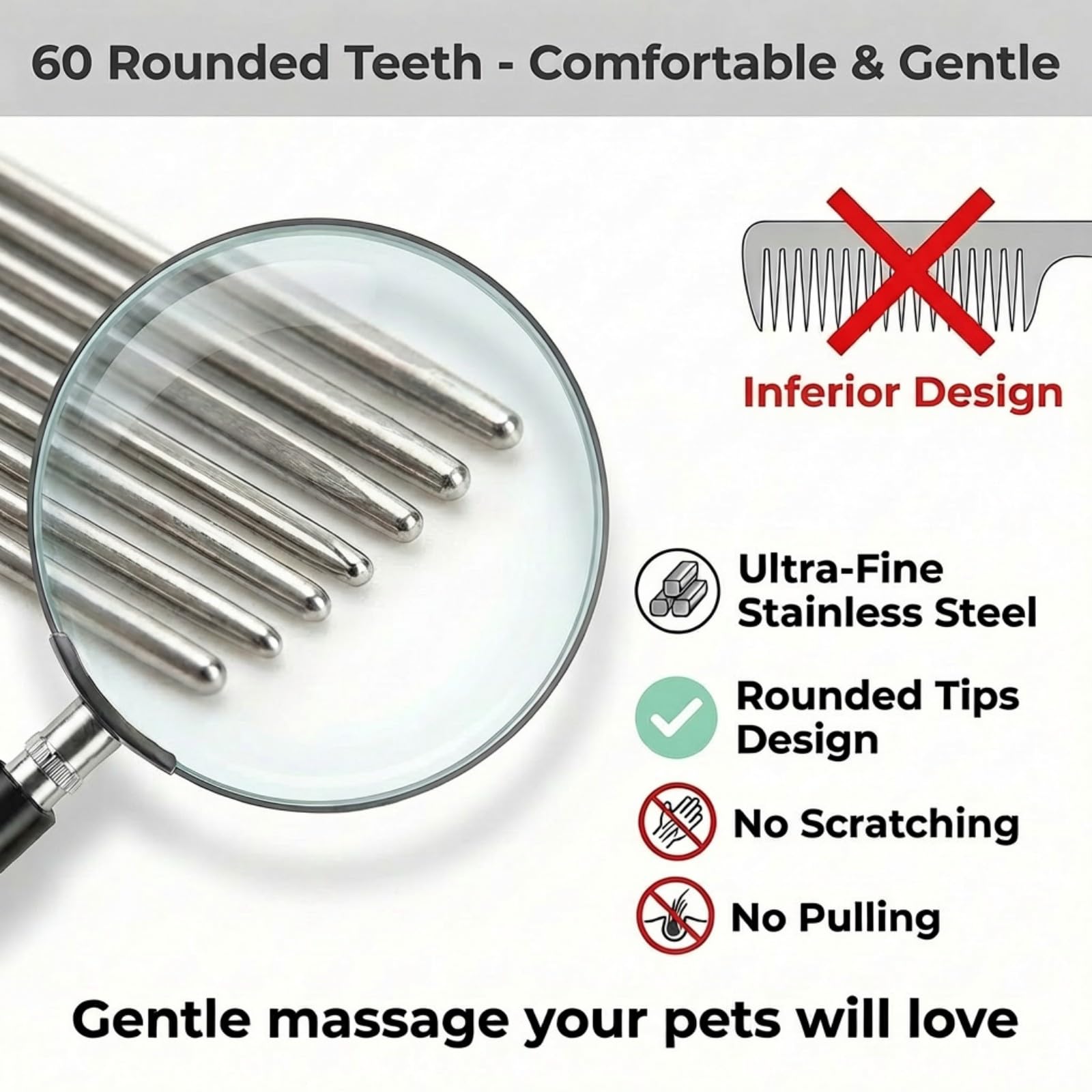 Pet Facial Grooming Kit for Dogs & Cats – Natural Fur Balm & Grooming Tools – Gentle Grooming Set for Maltese, Shih Tzu, Poodles & Cats (black, 4in1) - 4
