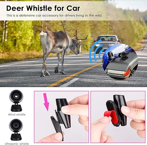 Miniatura 21 de THINKWORK - Kit de emergencia de automóvil, kit de asistencia de emergencia en carretera con cables de arranque de 10 pies, kit de primeros Rosado