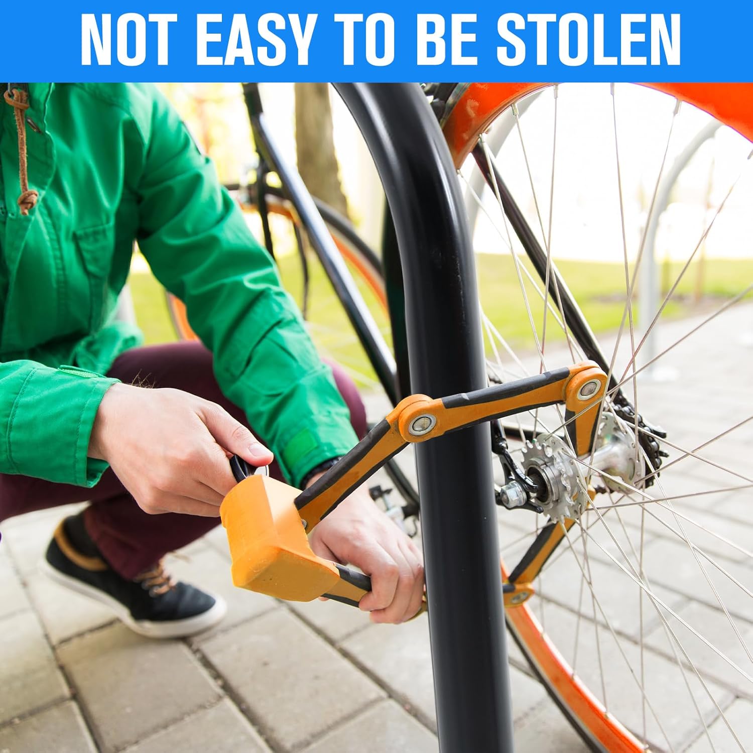 otoolling 2-3 bike capacity u bike rack commercial bicycle rack 33" l heavy duty galvanized steel bicycle organizer ground parking stand for outdoor garages streets yards parks schools sidewalks