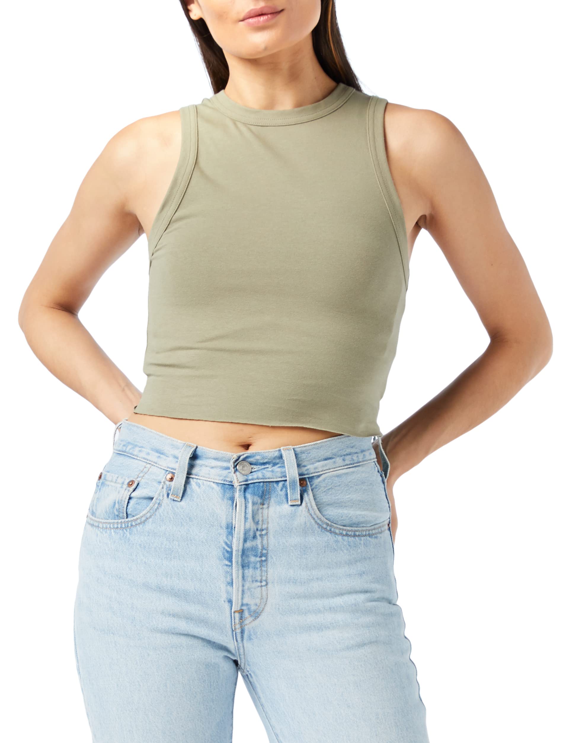 Dr Denim Women's Cora Singlet, Sage, M