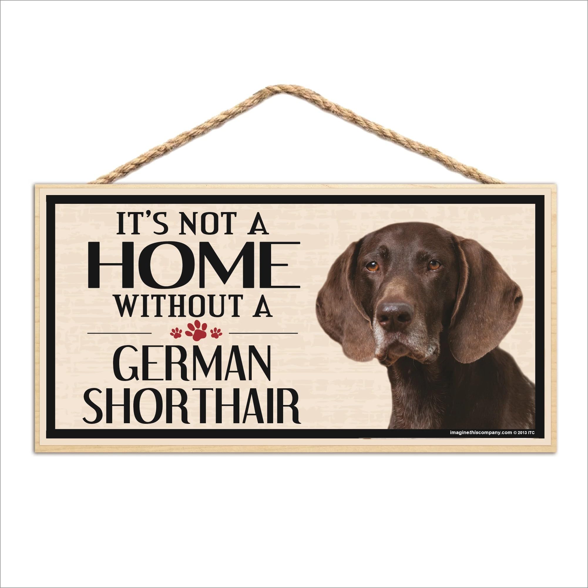 Imagine This Wood Sign for German Shorthair Dog Breeds