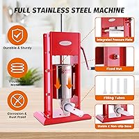Vista 36 de Hakka 15 Pound Sausage Stuffer 2 Speed Stainless Steel Vertical Sausage Maker by HAKKA BROTHER