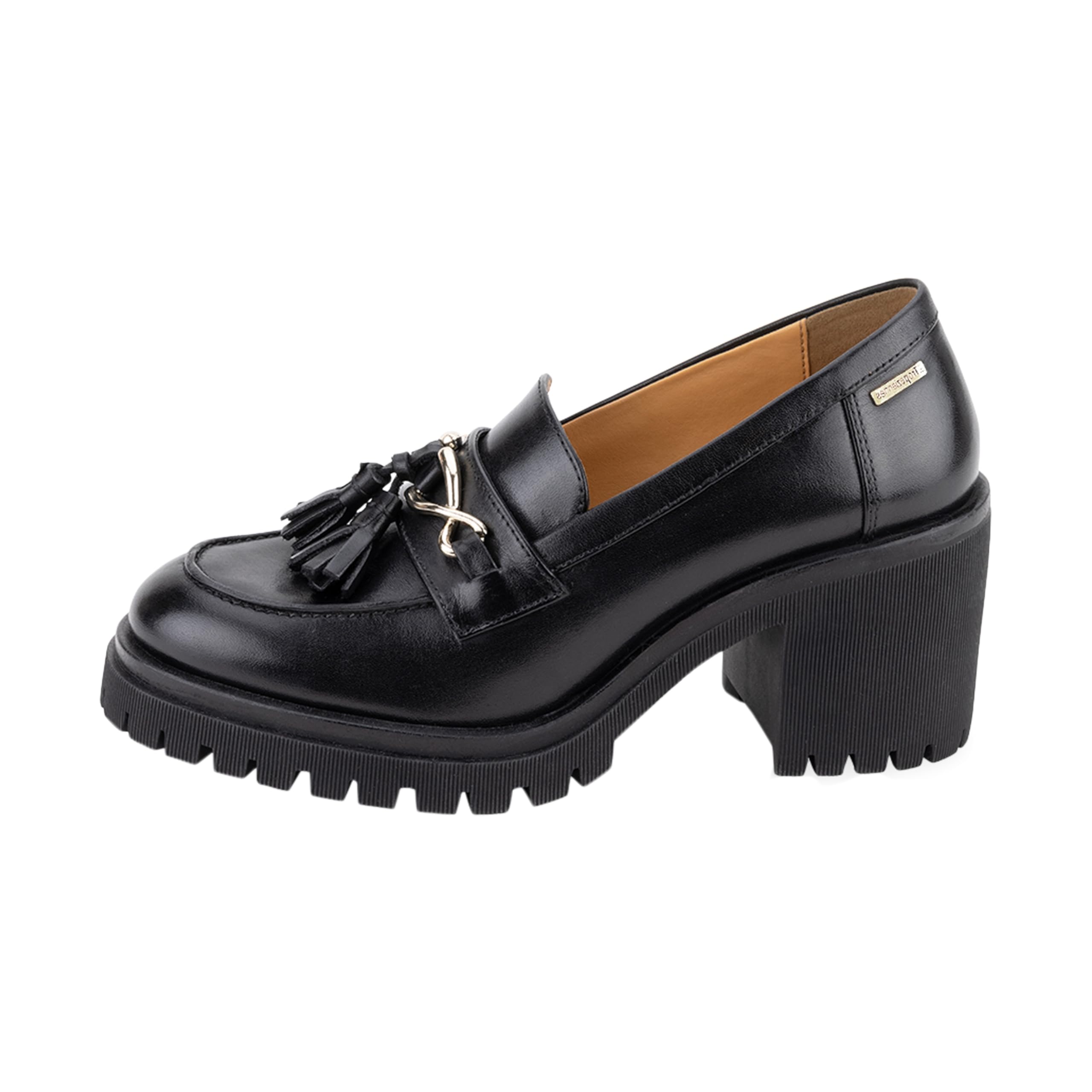 LES TROPEZIENNES PAR M. BELARBI Femme Victory Chaussures Ville Mocassin, Noir, 40 EU