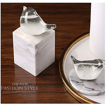 Mini Desktop Droplet Storm Glass Bottle Weather Fo... U2013 Grandado