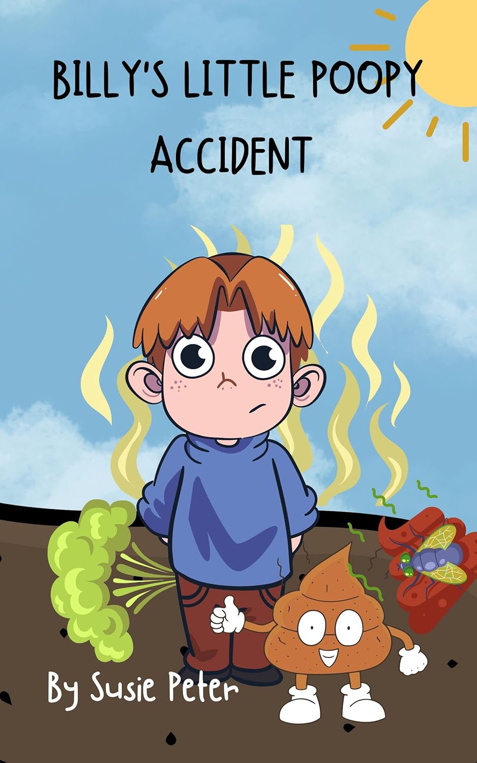 Billy's Little poopy Accident Poop story book for toddler children