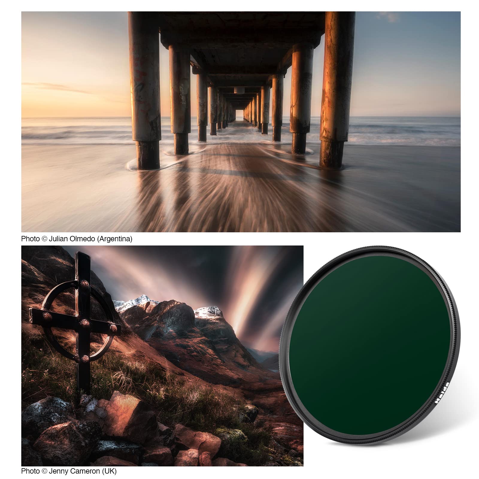 Haida Filtre ND64 pour Objectif 82 mm - 6 Stops Filtre à densité Neutre Multi-Couches