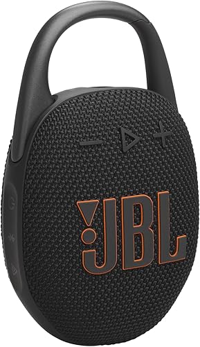 Miniatura 4 de JBL Clip 5 Altavoz Bluetooth ultra portátil con funda de fibra de carbono gSport (negro)