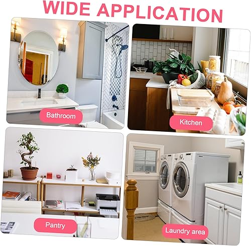 Miniatura 4 de Cesta de almacenamiento de 3 piezas de plástico rosa