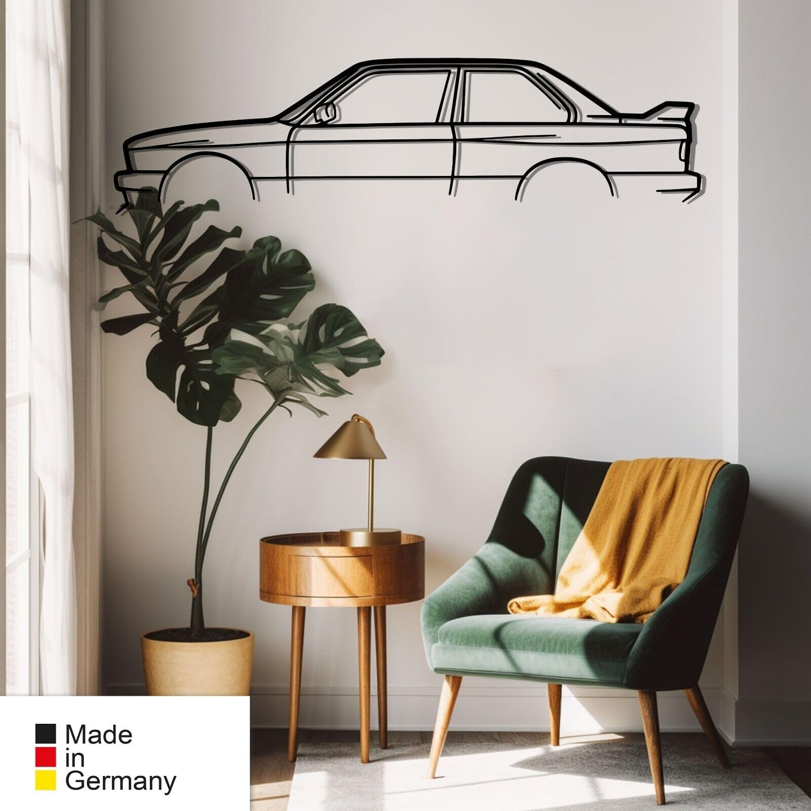 Tableau Toile BMW M3 E30 - Impression D'Art Murale Moderne, Neuf Sur Châssis