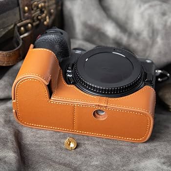 新品 本革 Nikon ニコン Z5用 本革カメラケース Amazon | kinokoo ニコン NIKON Z7/Z6/Z5専用ハーフケース