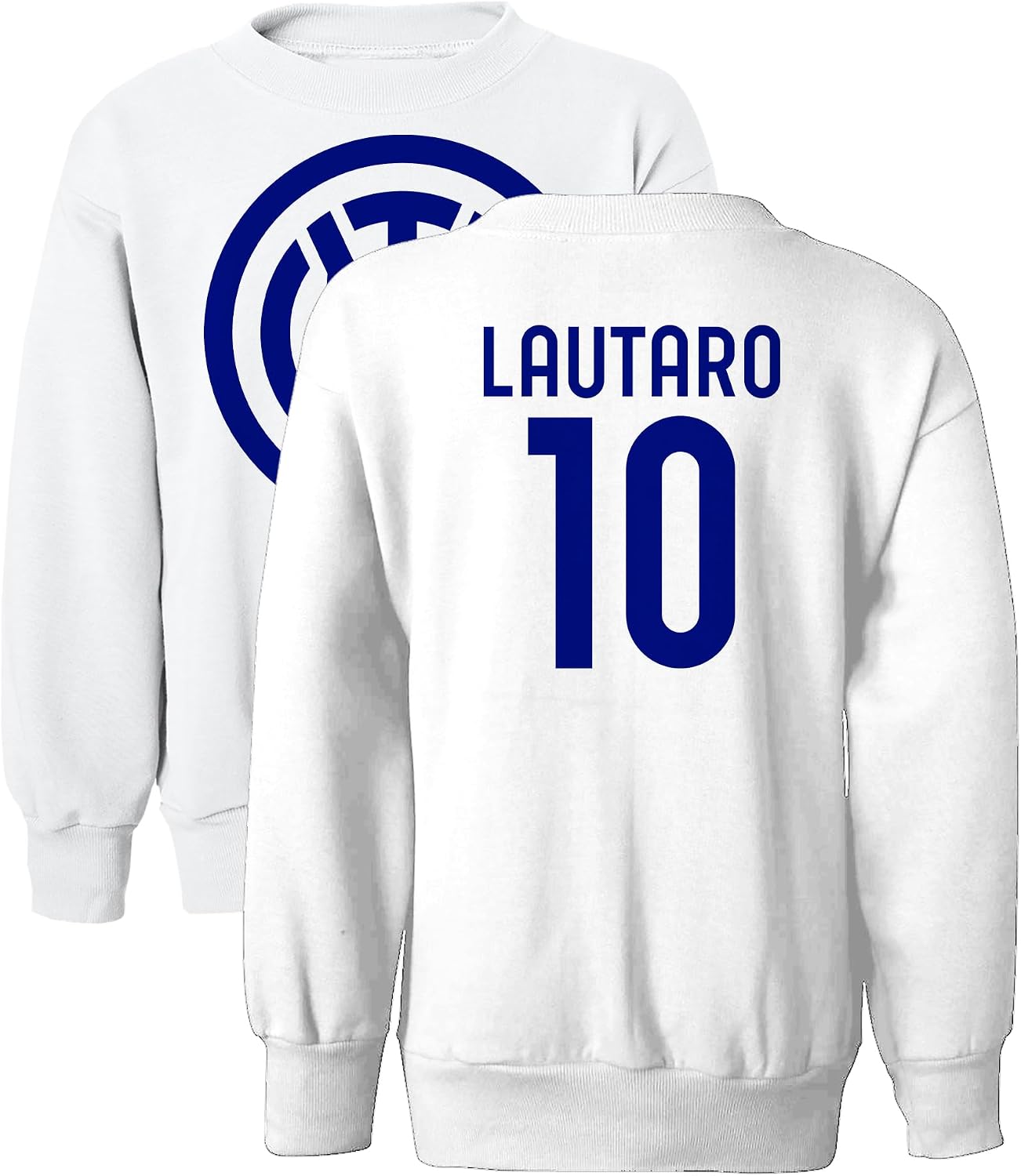 Lautaro 10 Milano Tribute - Soccer Jersey-Style Youth Crewneck Sweatshirt