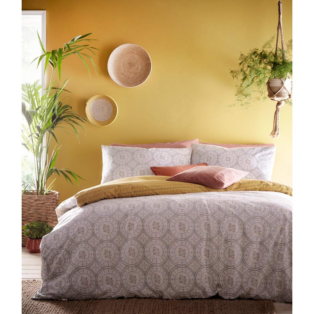 Housse de couette Mandala grand lit en coton pour créer une ambiance bohème chic