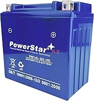 Vista 3 de PowerStar H-D YTX14L-BS para batería de motocicleta Harley Davidson XR1200X