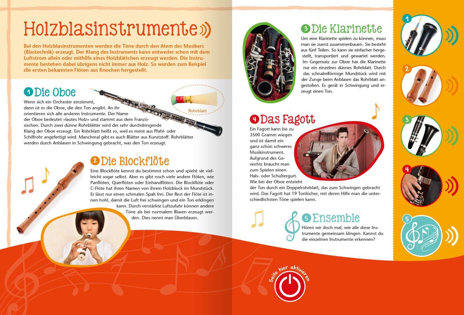 Da steckt Musik drin!: Soundbuch mit 28 Musikinstrumenten