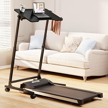 ikkle Bicycle Desk Height-Adjustable Bicycle Table Standing Desk