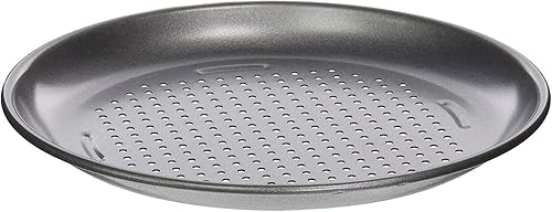 Cuisinart Juego de 4 sartenes para pizza Mini gris acero