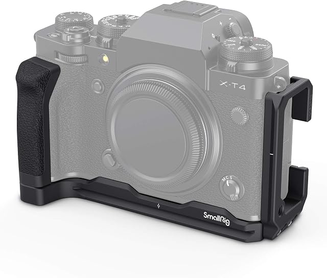 SMALLRIG L Bracket L Plate with Silicone Grip for FUJIFILM X-T4 Camera - LCF2812