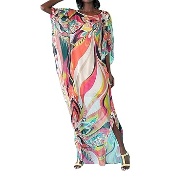 sheer caftan