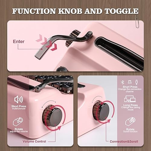 Miniatura 7 de YUNZII QL75 - Teclado mecánico retro de intercambio en caliente, teclas redondas punk, retroiluminación RGB QMKVIA programable, teclado