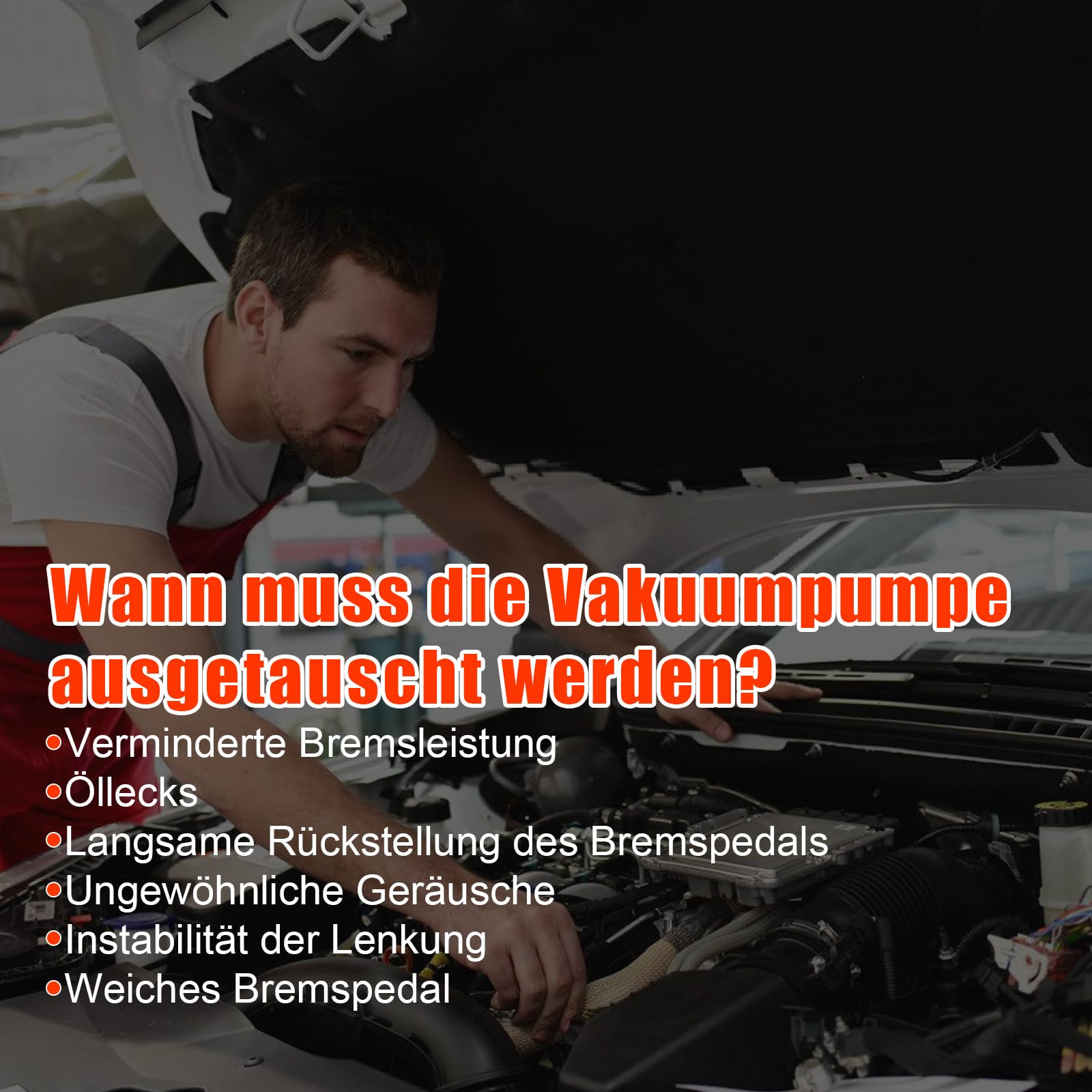 Unterdruckpumpe Bremsanlage 11667542498 11667502656 11667534236 für BMW 1er E81 3er E46 E90 E91 E92 E93 X1 E84 X3 E83 Z4 E85 Vakuumpumpe