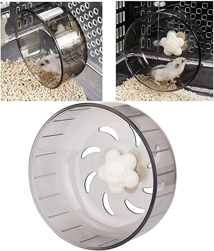 Miniatura 5 de Buen efecto silencioso, gira suavemente, rueda de rata, rueda de hámster de ejercicio, 5.1 in para ratas para erizos para perros de la pradera para