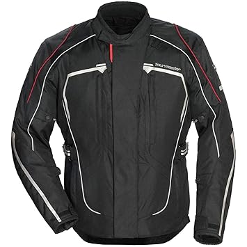 Tourmaster Advanced Men's Textile Motorcycle Jacket (Black, X-Large)
