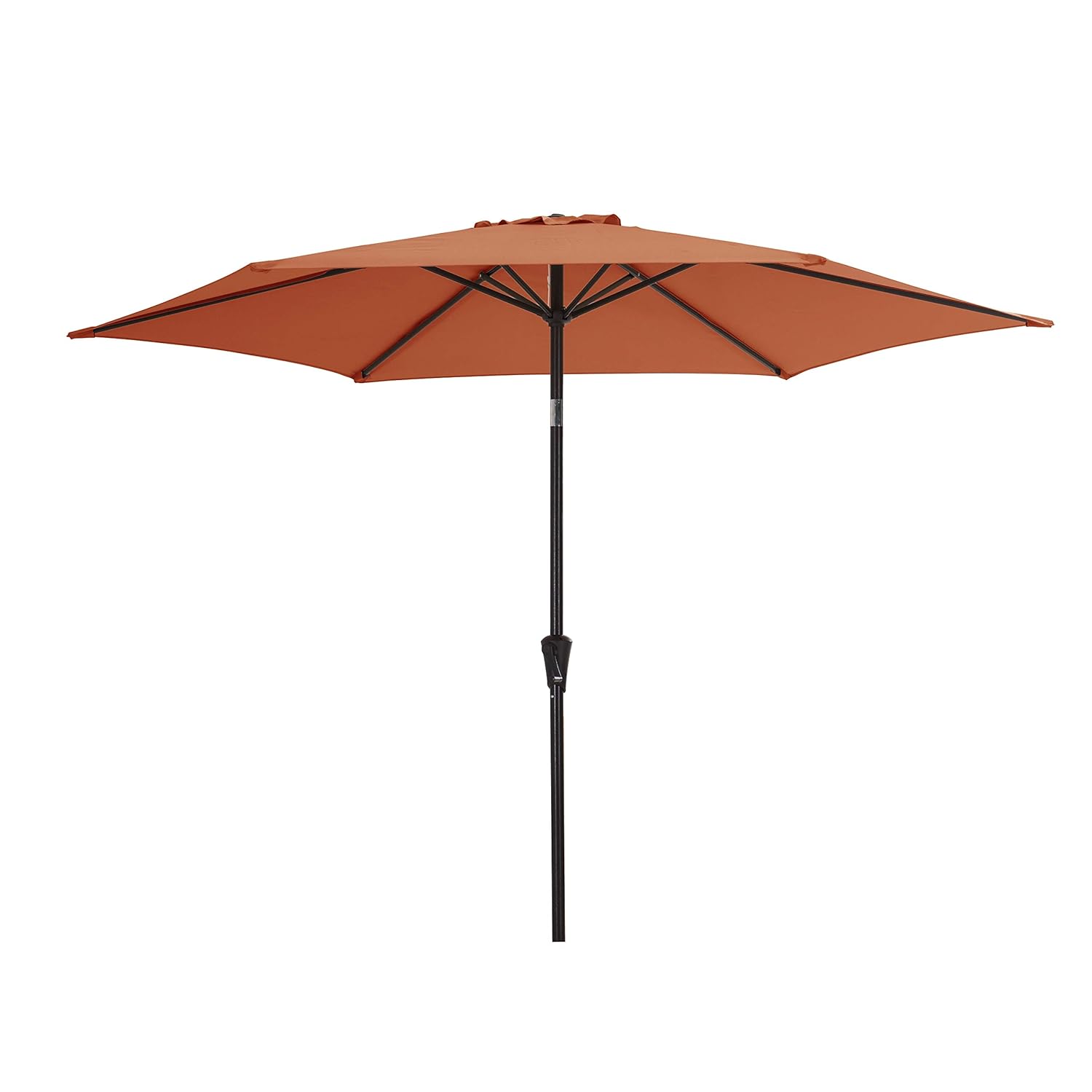 AmazonBasics Outdoor Market Patio Steel Umbrella 9 Foot,Terra Cotta Red Amazon.in Home