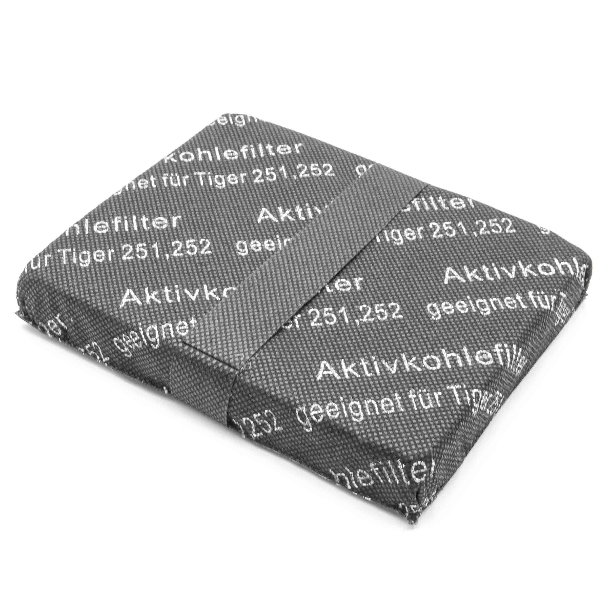 Vhbw Filtro Ai Carboni Attivi Per Aspirapolvere Vorwerk Tiger 250, 251, 252, 260 - Ricambio Originale Per Eliminare Cattivi Odori, Nero - 3