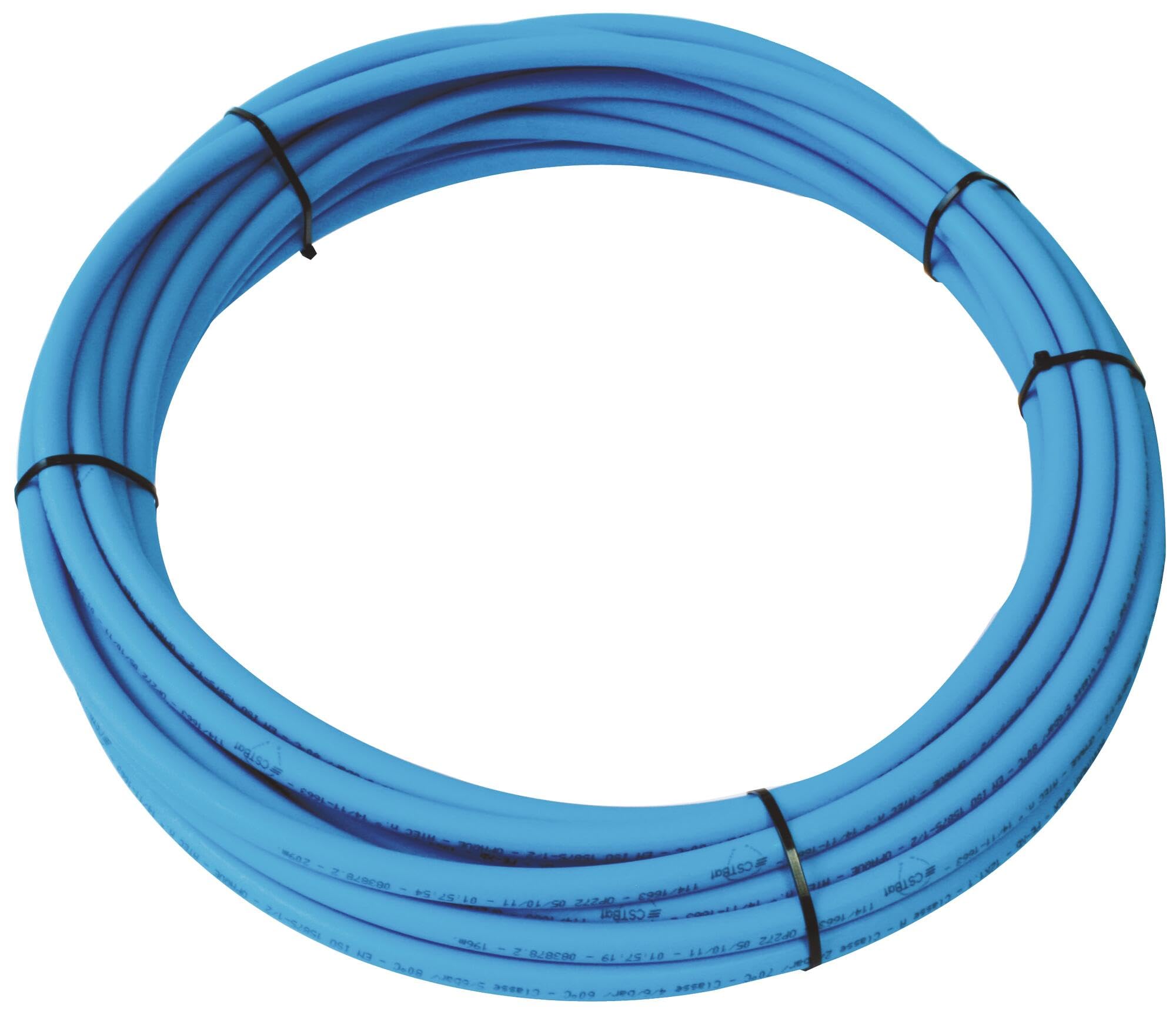 SOMATHERM FOR YOU, Couronne de tube PER Ø16 nu bleu 15m - Installation facile et rapide pour réseaux d'eau potable et chauffage - Compatible avec tous raccords PER - Souple et conforme normes