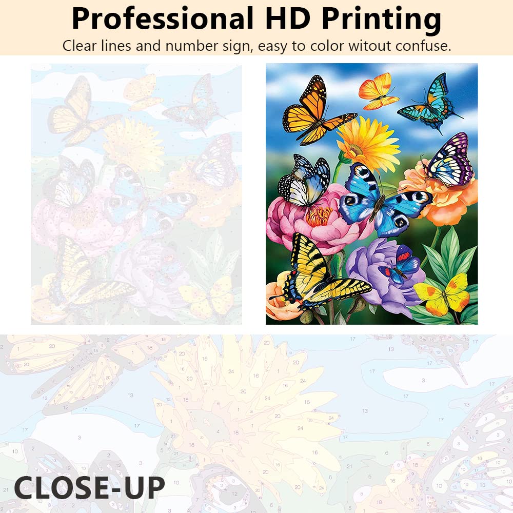 Lienzo 40x40 Cm Sin Marco Kit De Pintura Por Números Para Adultos - Mariposa En Lienzo 40x40 Cm - Decoración Hogar Kit Pintura Lienzo Mariposas Decorativo Lienzo 40x40 Cm Sin Marco Kit De Pintura Por Números Para Adultos - Mariposa En Lienzo 40x40 Cm - Decoración Hogar Kit Pintura Lienzo Mariposas Decorativo