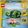 LEGO Creator 3’ü 1 Arada Kaplumbağa ile Nilüfer Çiçeği 31377 – 7 Yaş Üzeri Çocuklar için Bukalemun veya Kurbağaya Dönüşebilen Yaratıcı Oyuncak Yapım Seti, Eğlenceli Yılbaşı Hediyesi Fikri (124 Parça)