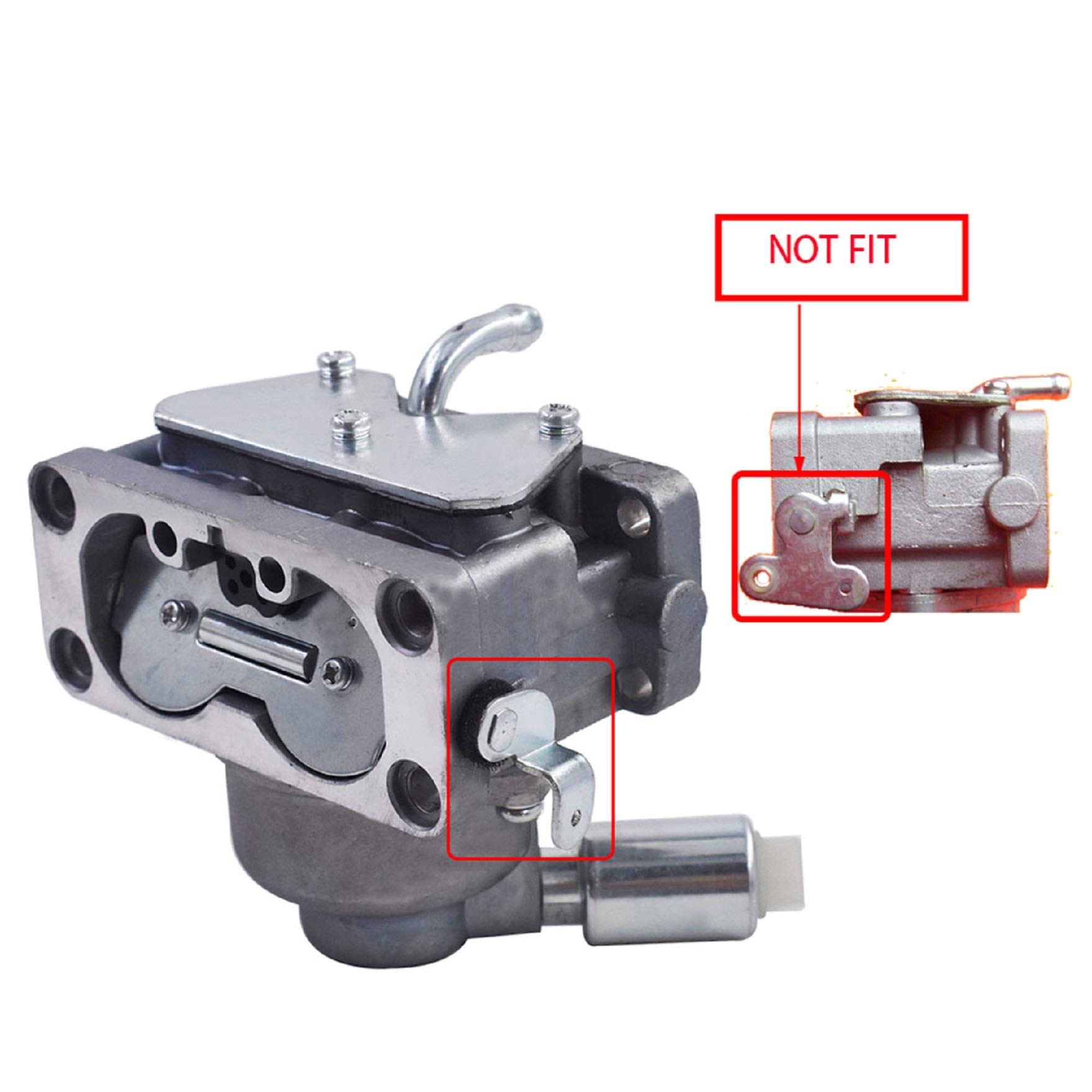 Carburatore per tosaerba con elettrovalvola 799230 Ricambio per John Deere L111 L118 L120 LA120 LA130 LA135 LA140 LA145 LA150 Briggs Stratton 791230 799230 699709 499804