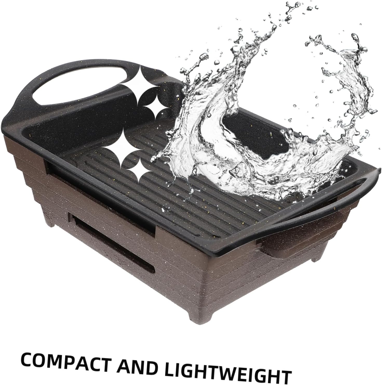 1pc Grilled Fish Stove Multi-purpose Barbecue Grill for Home Restaurant and Camping Easy to Clean Stable Base Supports Combustion Methods
