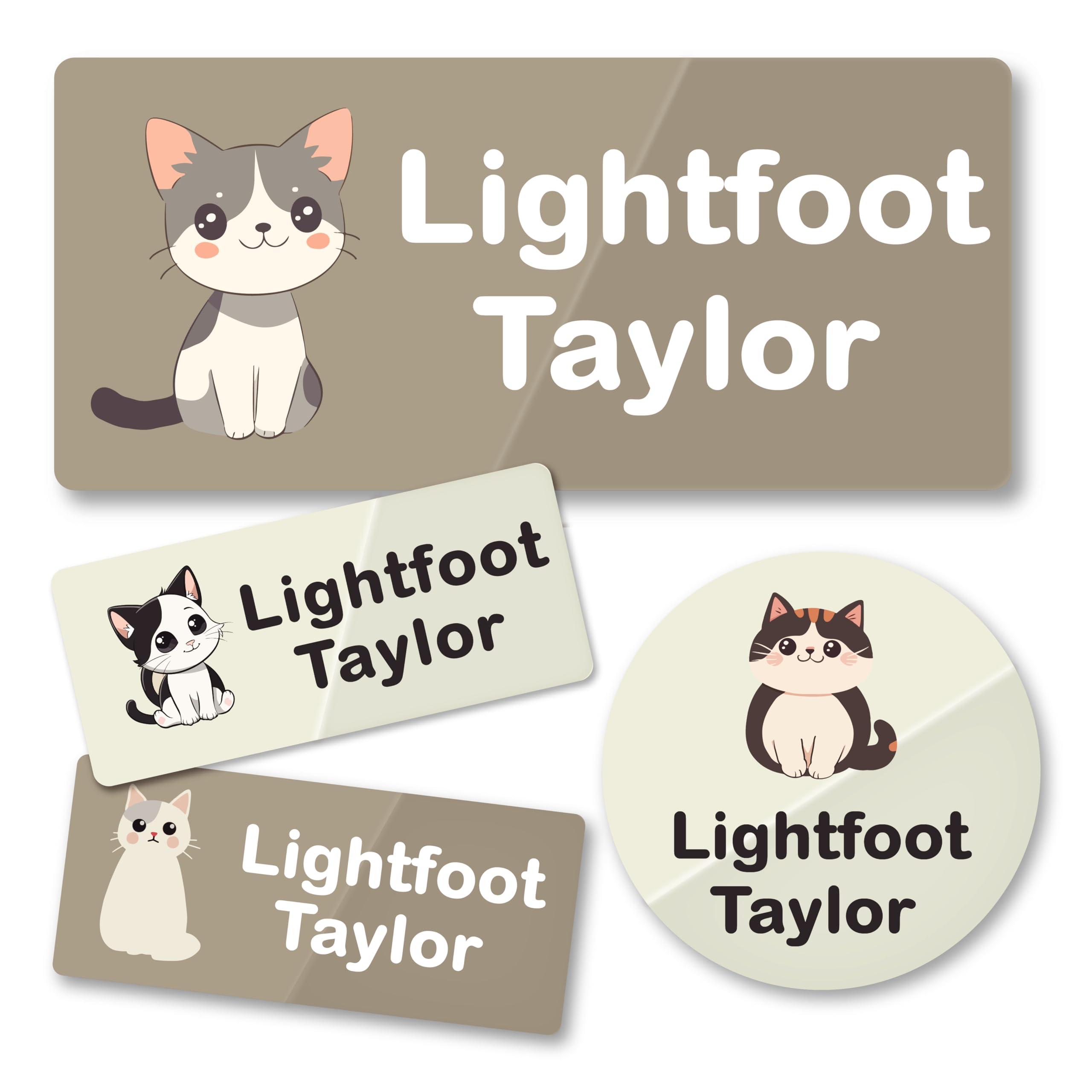 Custom Stickers, Personalised Stickers Labels, Name Labels for Clothes Kids, Waterproof Name Tags for Clothes School Supplies Nursing Home, Daycare Clothing Name Customised Gift (Style 18)