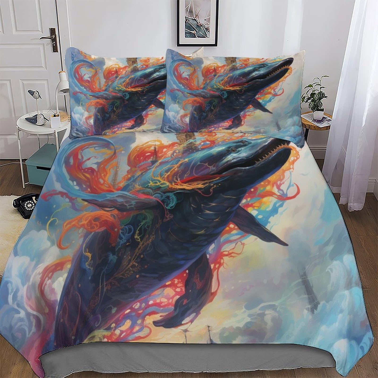 Parure de lit housse de couette douce 200x200 contre les draps rudes et irritants