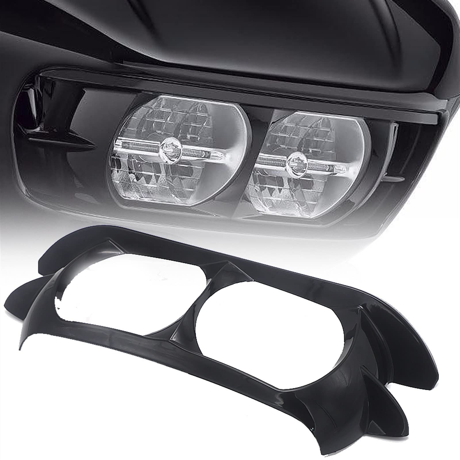 ハーレーツーリングヘッドライトベゼル