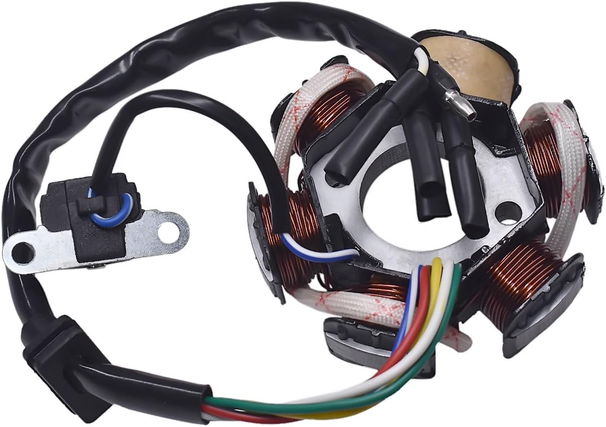 6-Coil 5 Wires Pole Magneto Flywheel Stator For 50cc 90cc 110cc 125cc PIT Quad Dirt Bike ATV Buggy