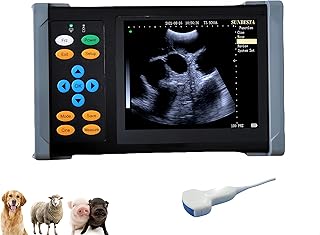 A20 Portable Ultrasound Machine for Pregnancy, at Home Ultrasound Machine for Dogs, Cats, Pigs, Sows, Sheep, and Goats Pregnancy Check (Convex Probe)
