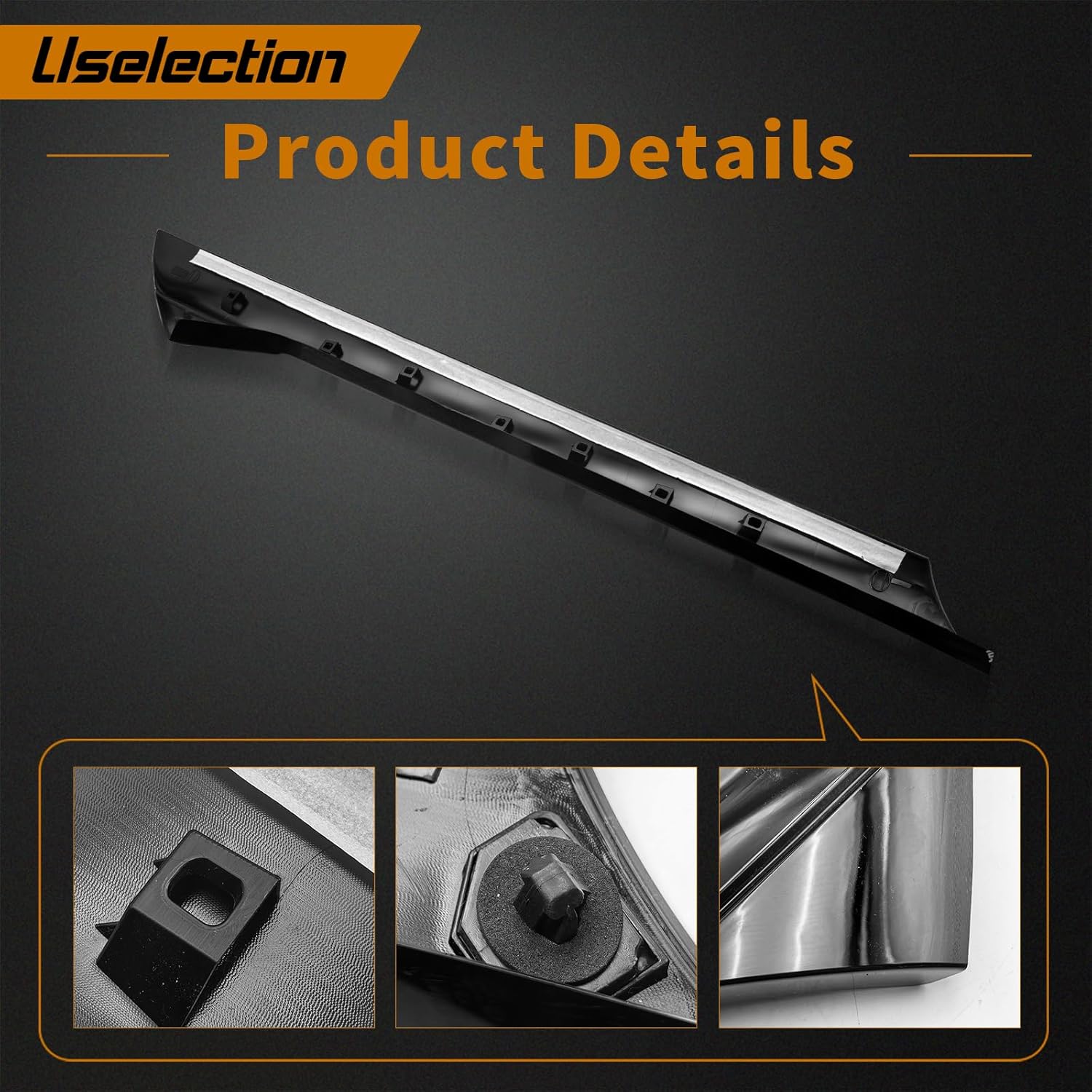 A-Pillar Front Molding Windshield Trim Kit (Left & Right) Replacement with 2011-2019 Ford Explorer Replaces:926-451, BB5Z7803136AA, BB5Z-7803136-AB, BB5Z7803136BA (926-451)