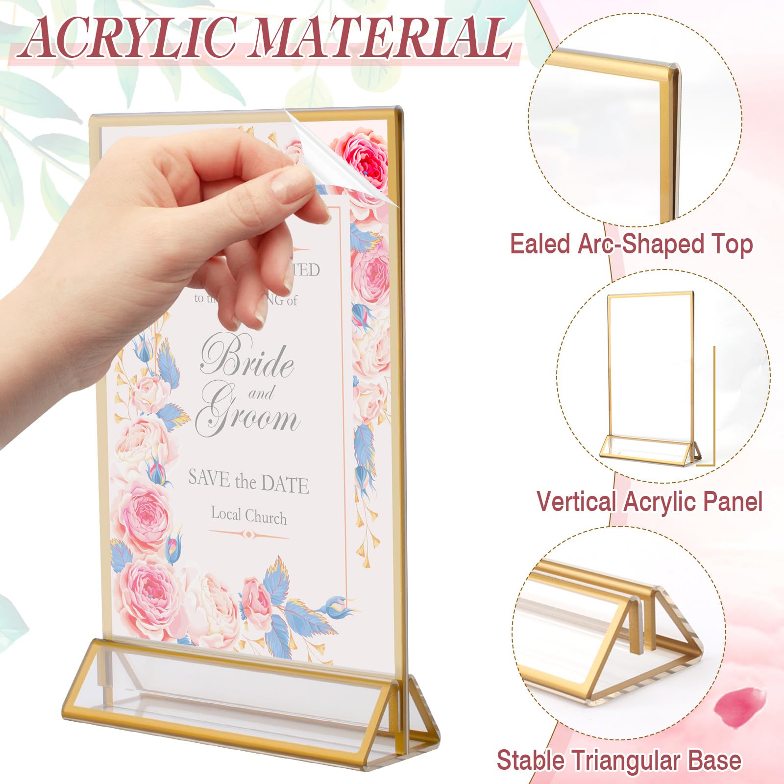 2 Espositori Da Tavolo In Acrilico Trasparente - Formato A6 (155x100mm), Per Menu, Brochure E Pubblicità - Foto 11