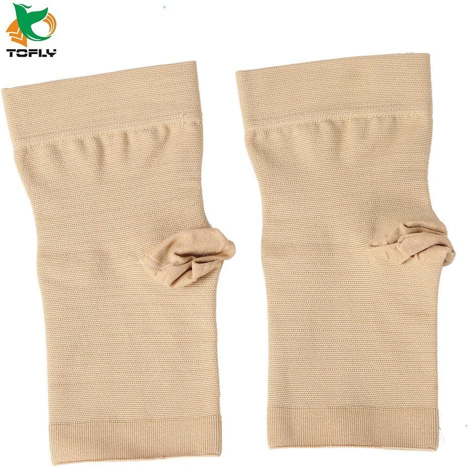 Free Shipping 🛒 TOFLY Plantar Fasciitis Socks for Women Men, Truly 20-30mmHg Compression Socks for Arch & Ankle Support, Foot Care Compression Sleeves for Injury Recovery, Eases Swelling, Pain Relief, 1 Pair, Beige M