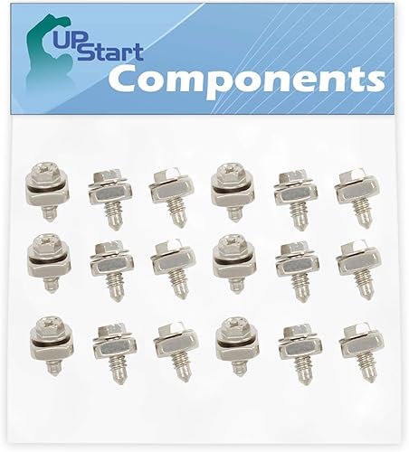 Kit de tornillos de cable de secadora 279393 de 18 piezas de repuesto para secadora Maytag MEDB850YW0 - Compatible con kit de tornillos de bloque de