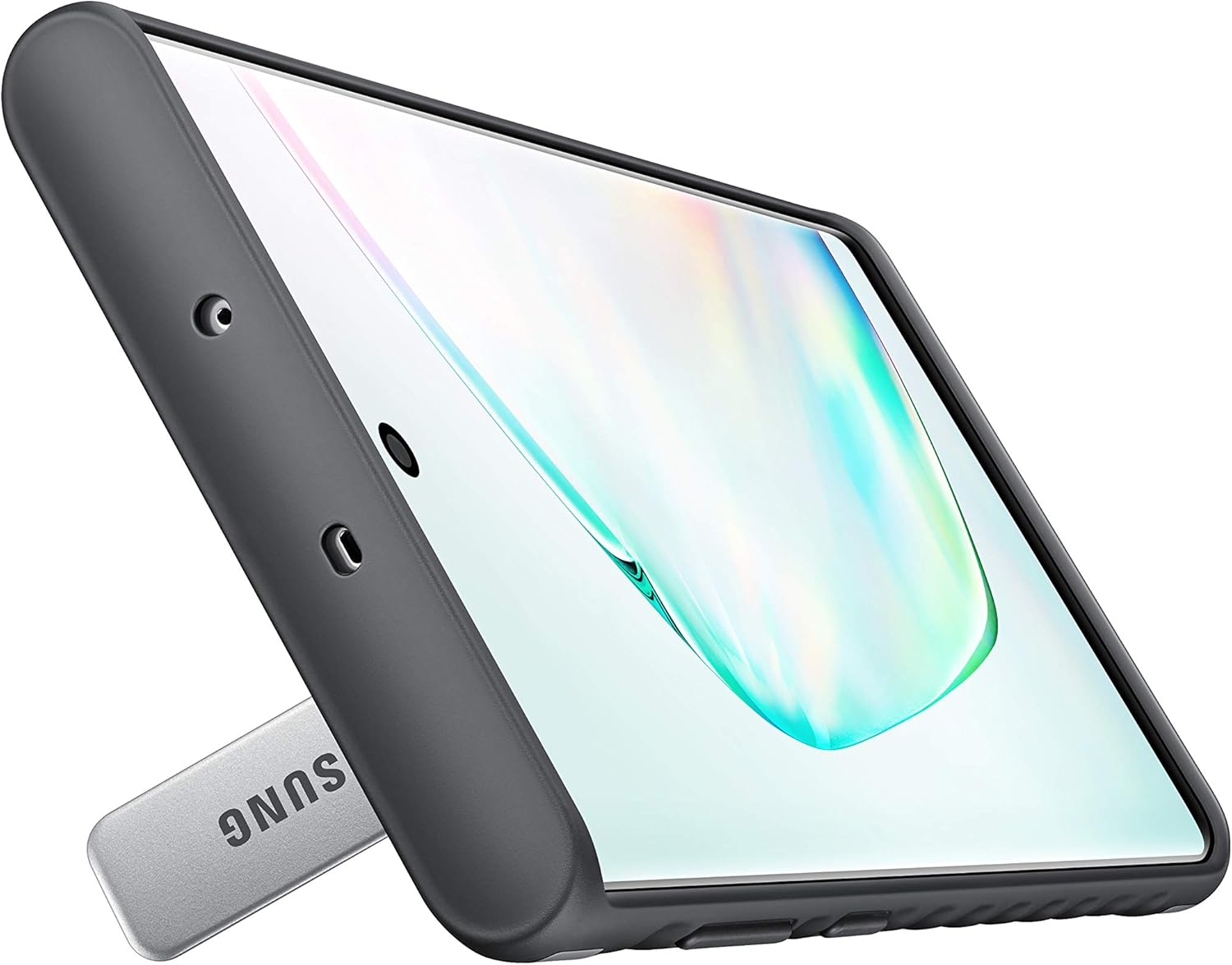 Samsung Galaxy Note10 Case, Rugged Drop Protection Cover - Silver (US Version with Warranty) - EF-RN970CSEGUS