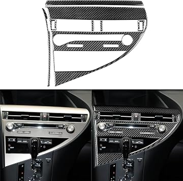 NVCNX Real Carbon Fiber Trim for Lexus RX350 RX450h Interior Accessories
