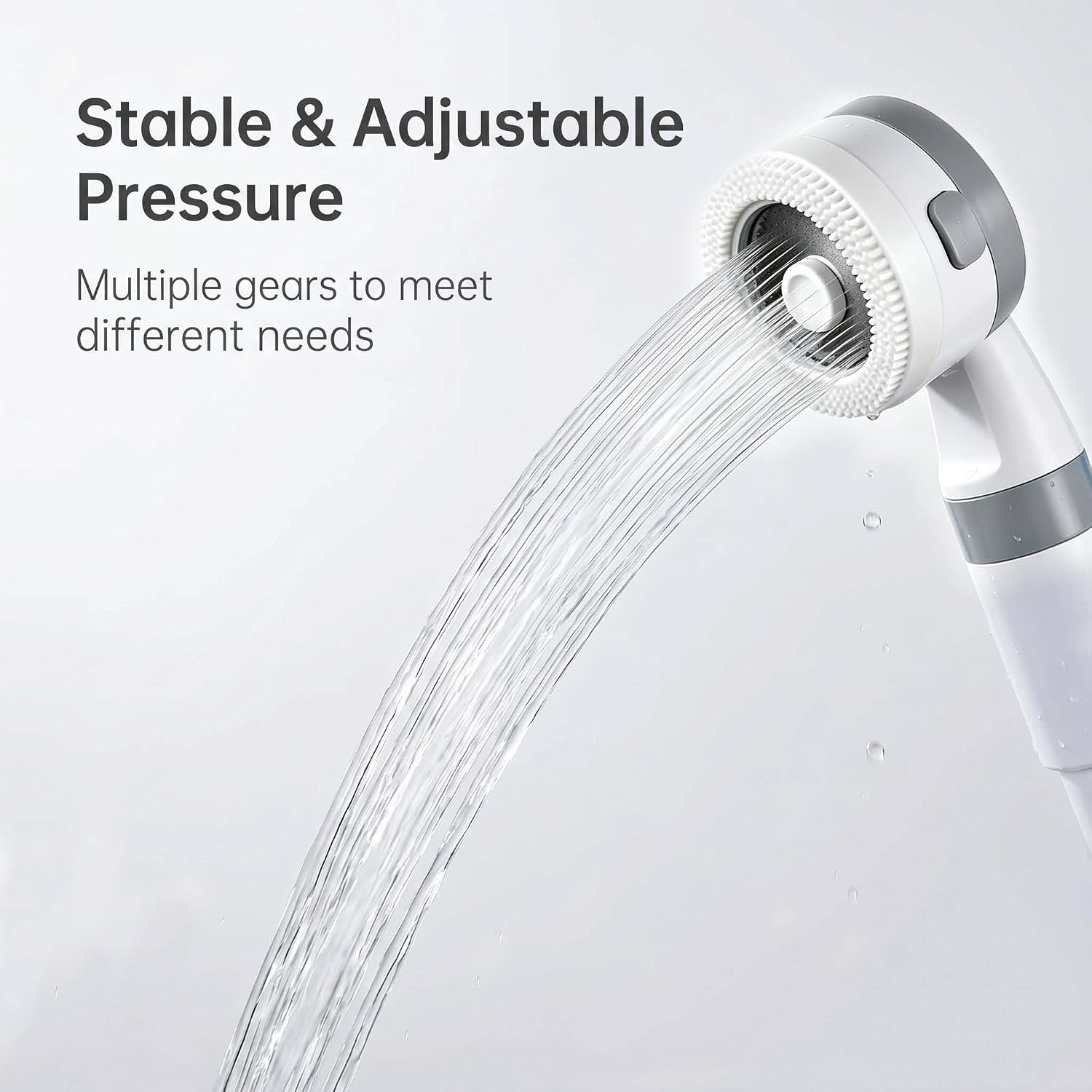 Portable Shower, USB Rechargeable Camping Shower Pump with Adjustable Pressure Head for Camping, Beach, Pet Bath, Car Wash, Garden & Travel Emergency