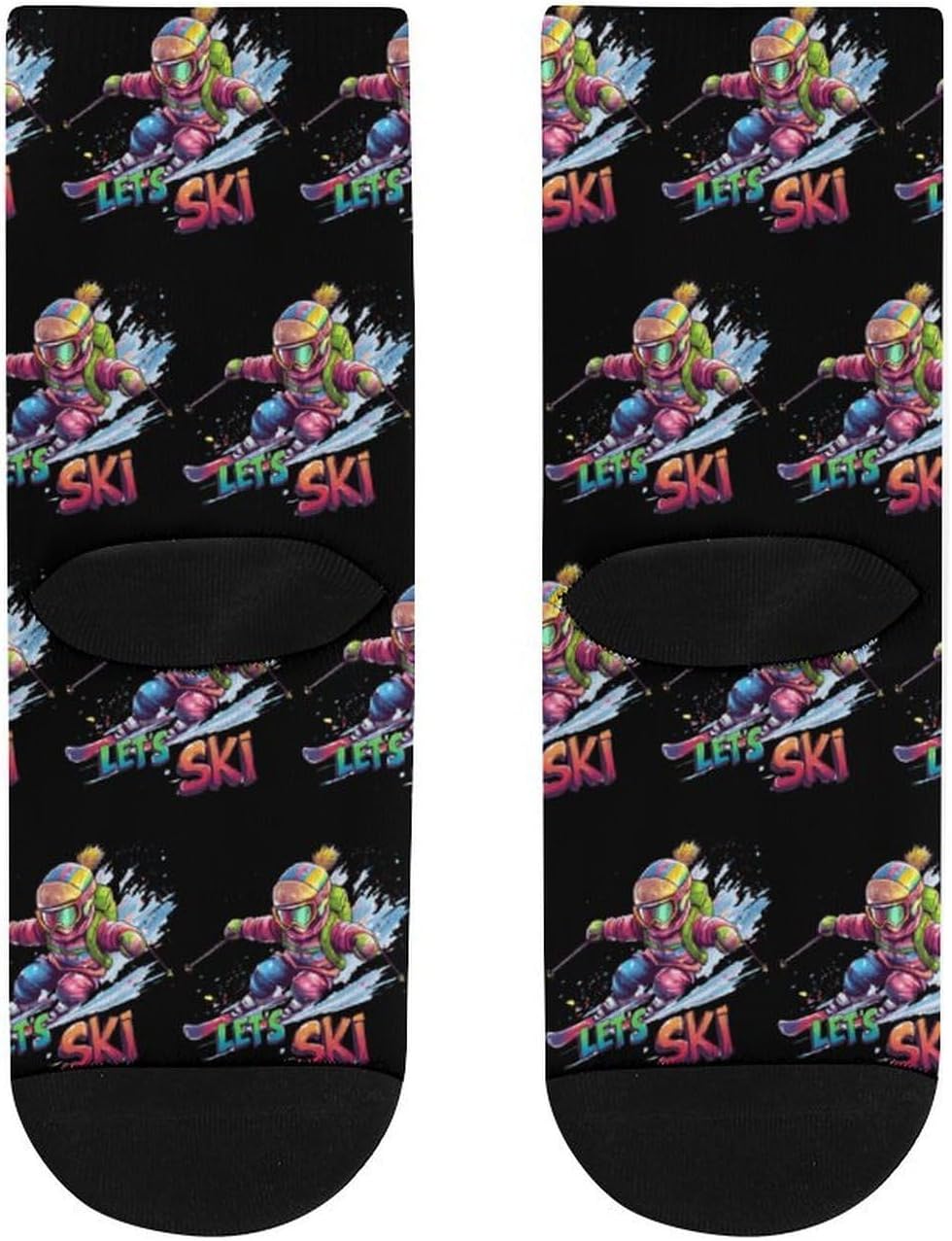Ski Skiing Sports Knee High Socks Athletic Long Stockings Sport Casual Crew Tube Sock Boot