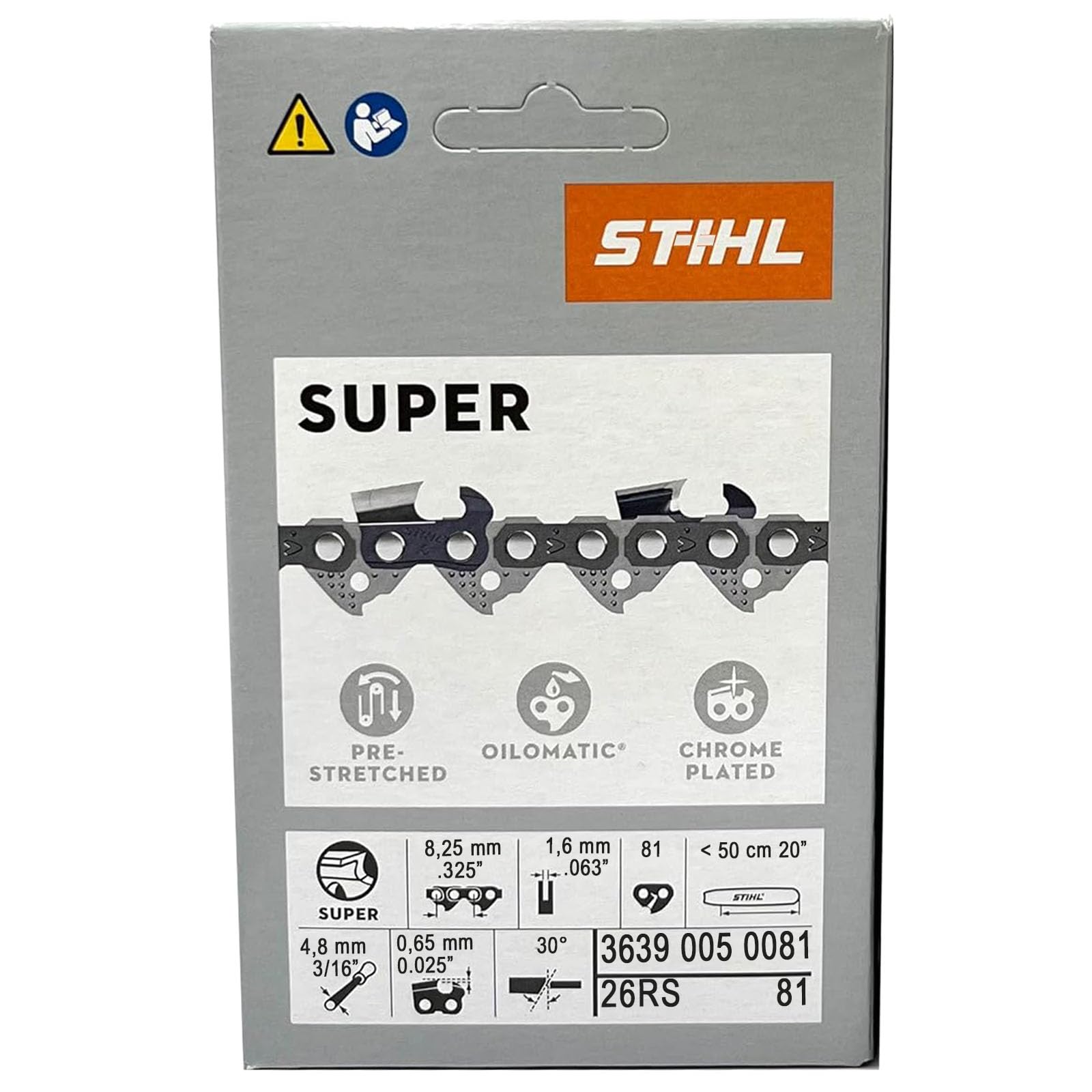 Amazon.com : STIIHL 26RS 81 Rapid Super Chainsaw Chain 20